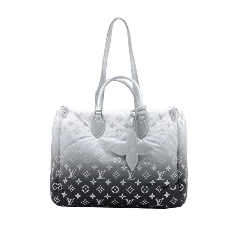 Louis Vuitton Monogram Nylon Gradient  OnTheGo MM Grey Good condition - Front View
