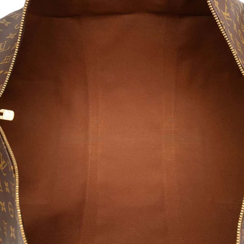 Louis Vuitton Monogram Keepall 60 Brown Good condition - Model View