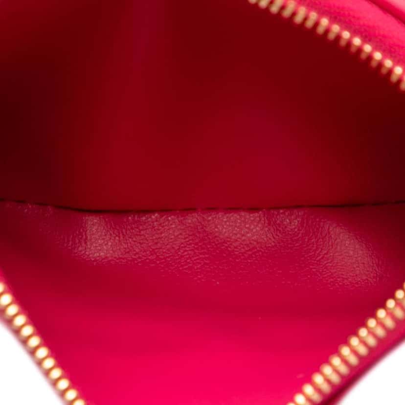 Louis Vuitton Nanogram Victorine Wallet Pink Leather Good condition - Box View