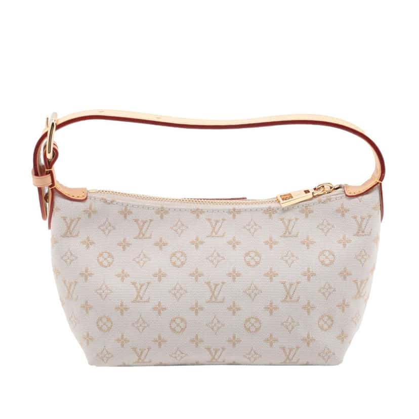 Louis Vuitton Monogram Canvas Hills Mini Pochette White Canvas Good condition - Back View