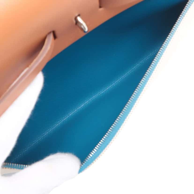 Hermès Toile H Berline Vache Hunter Herbag Zip 31 Blue Canvas Very good condition - Box View