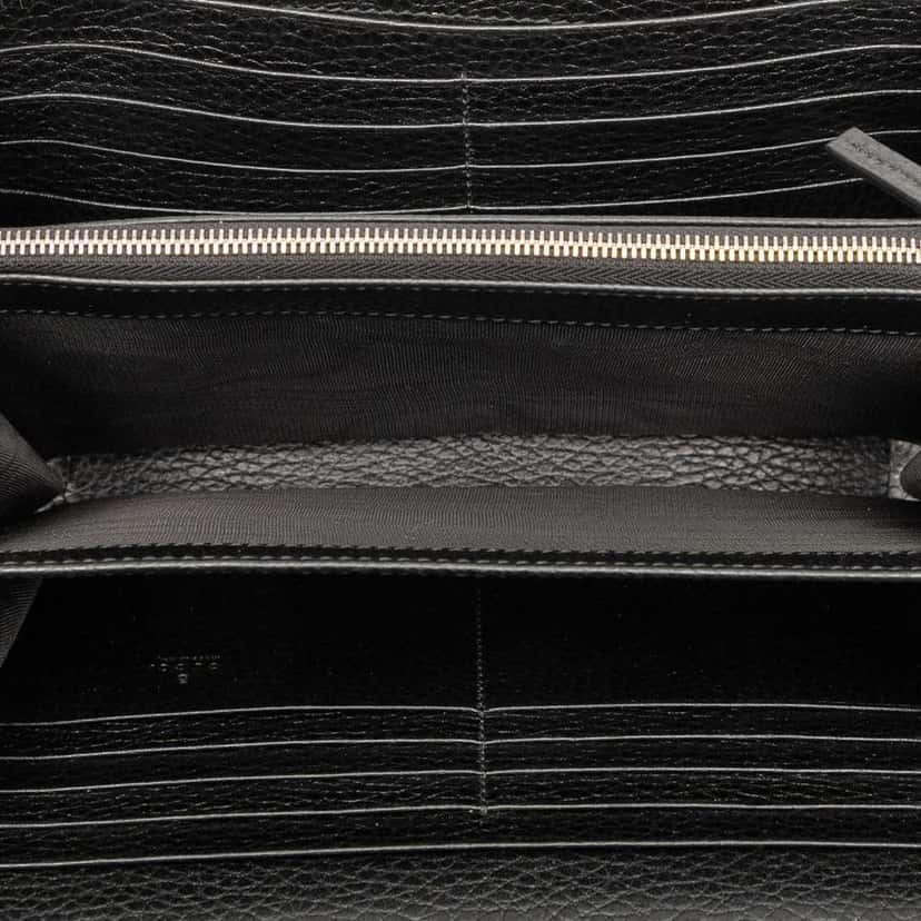 Gucci Mini Leather Dionysus Wallet on Chain Black Leather Good condition - Model View