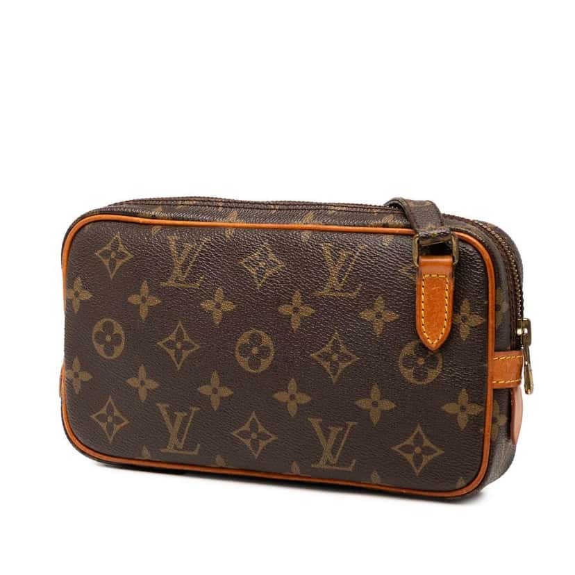 Louis Vuitton Monogram Pochette Marly Bandouliere Brown Good condition - Back View
