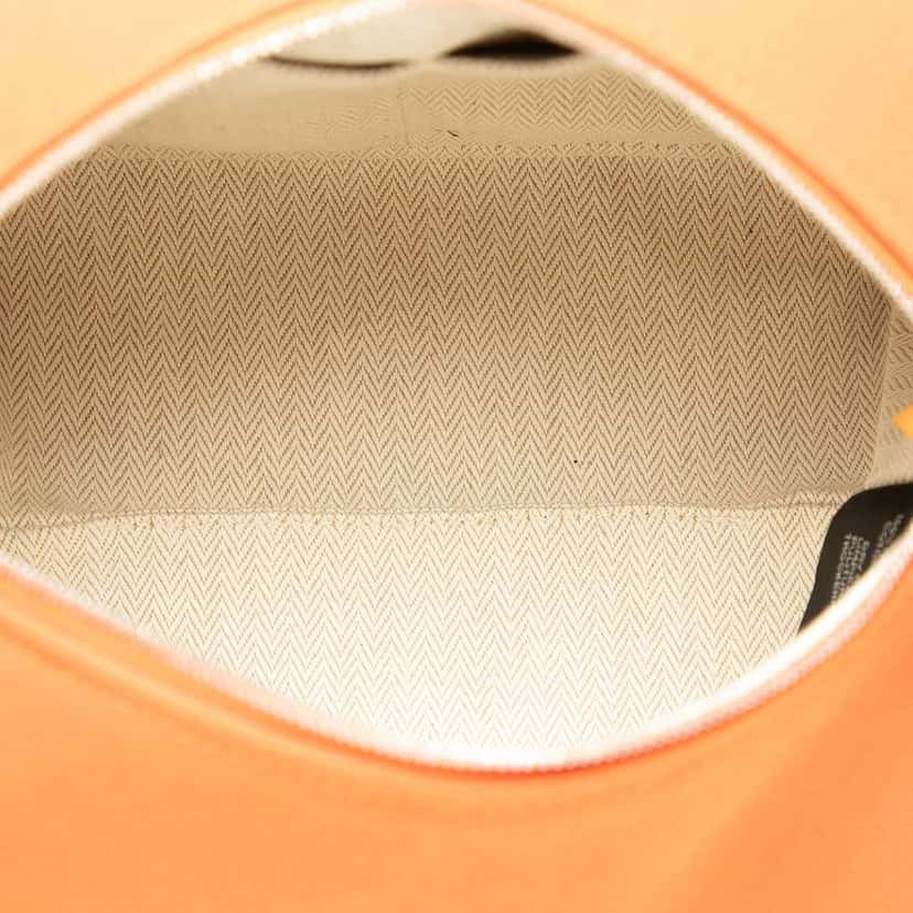 Hermès Small Canvas Bride A Brac Case Orange Canvas Good condition - Model View