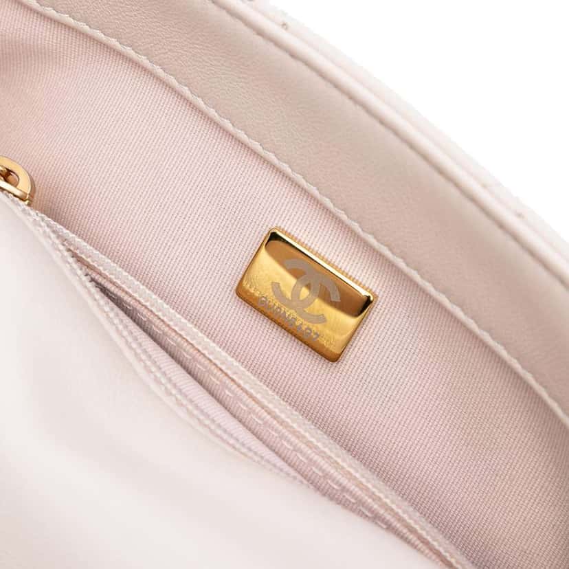 Chanel Small Quilted Lambskin Funky Town Flap Brown Leather Good condition - Box View