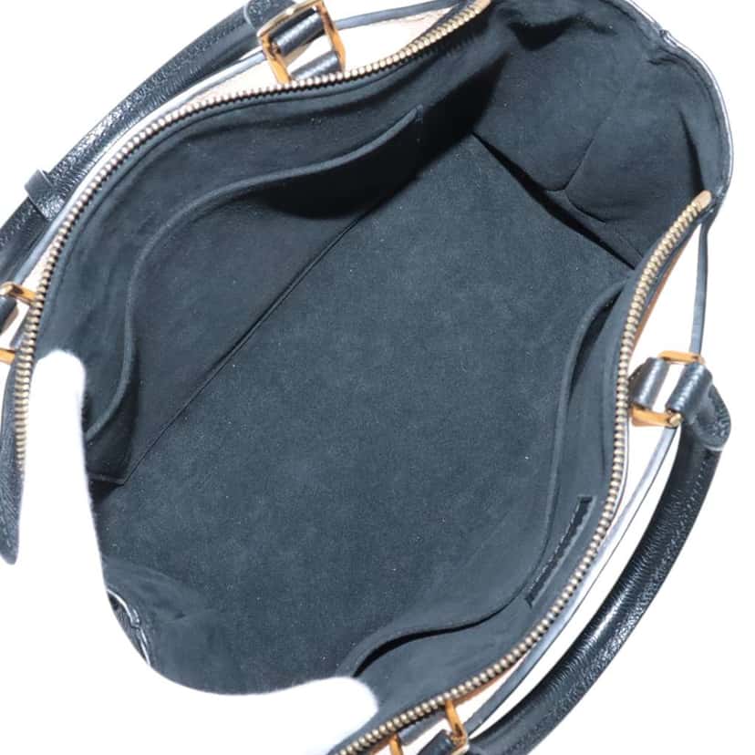 Louis Vuitton Bicolor Monogram Empreinte Giant Petit Palais Black Leather Good condition - Inside View