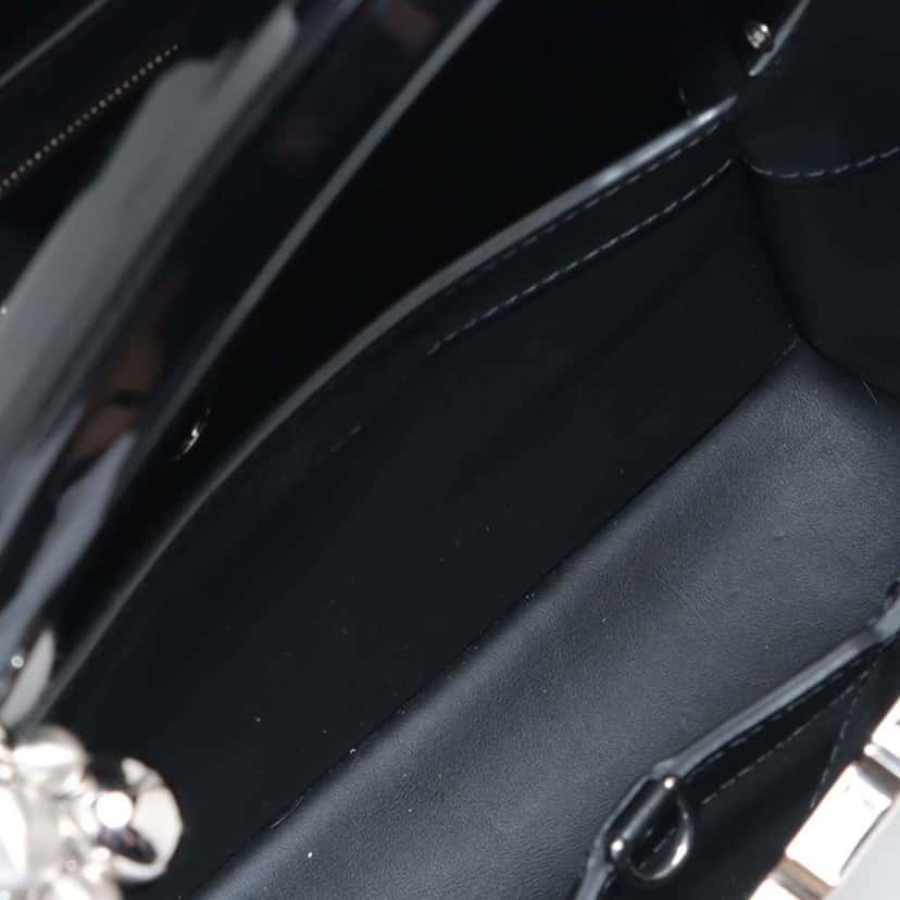Louis Vuitton Limited Edition Liu Wei Artycapucines Calfskin Capucines MM Black Leather Good condition - Model View