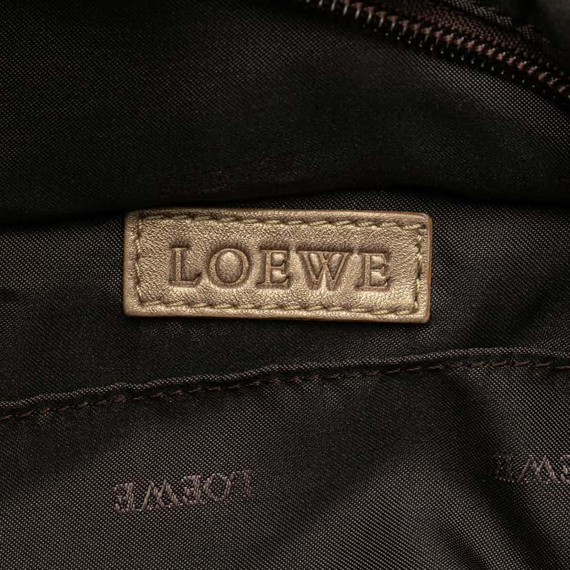 Loewe Metallic Nappa Aire Gold Leather Good condition - Box View