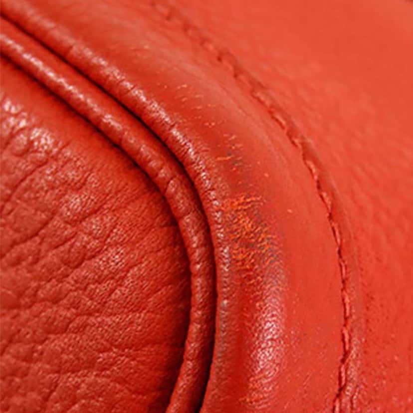 Hermès Country Garden Party 36 Red Leather Good condition - Model View