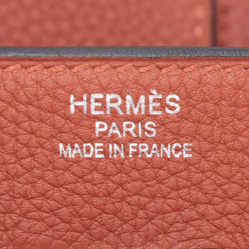 Hermès Togo Haut A Courroies 40 Brown Leather Good condition - Model View