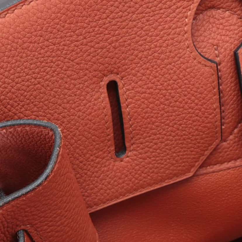 Hermès Togo Haut A Courroies 40 Brown Leather Good condition - Box View