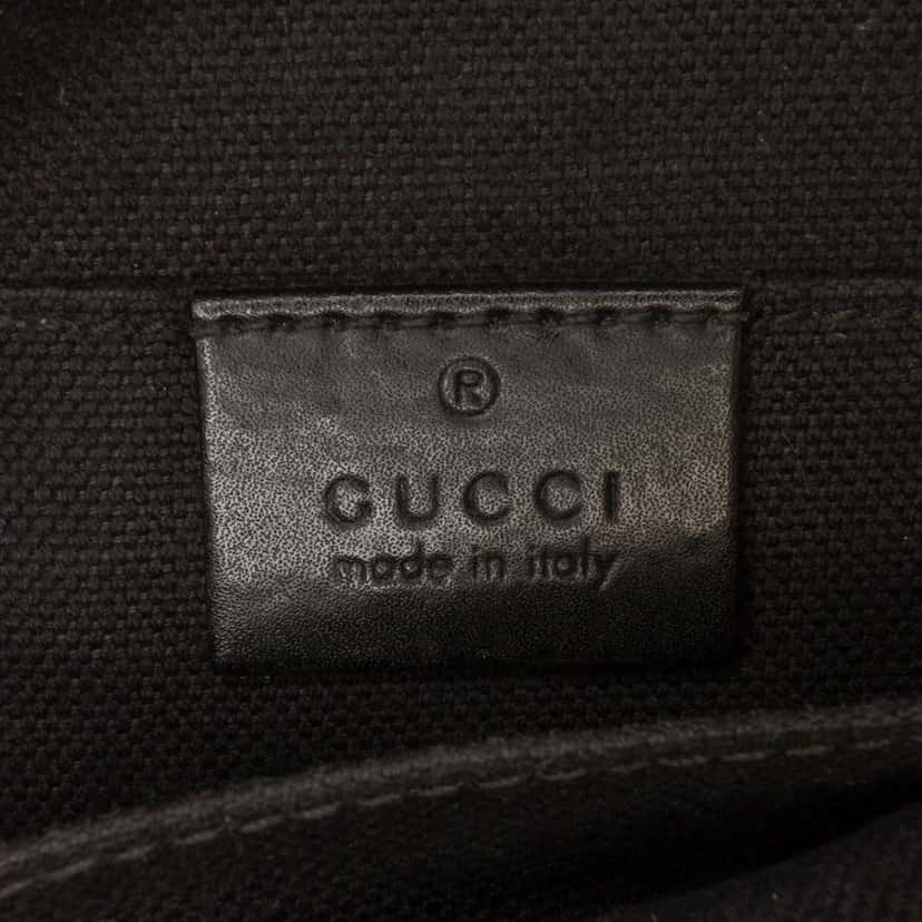 Gucci GG Supreme Night Courrier Messenger Bag Black Canvas Very good condition - Box View