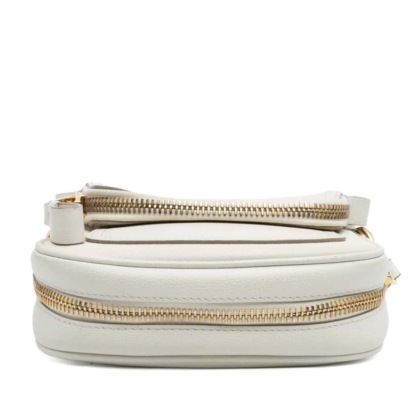 Tom Ford Mini Calfskin Jennifer Crossbody White Leather Very good condition - Inside View