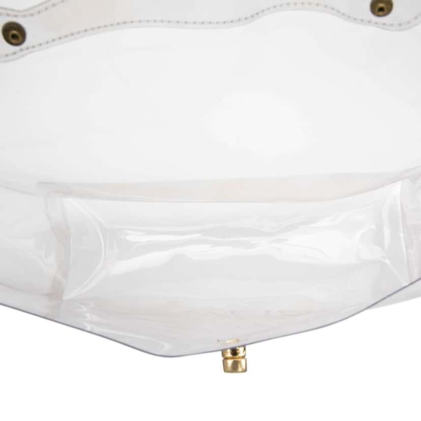 Hermès Vinyl Souvenir De L Exposition Kelly Handbag White Good condition - Model View