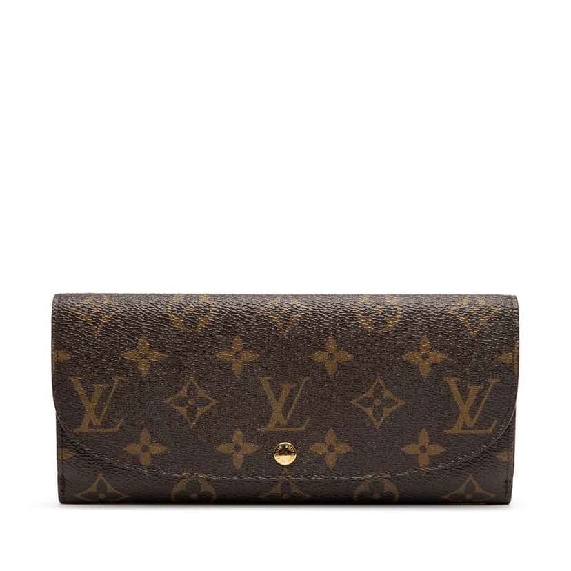 Louis Vuitton Monogram Louise Wallet Brown Good condition - Front View