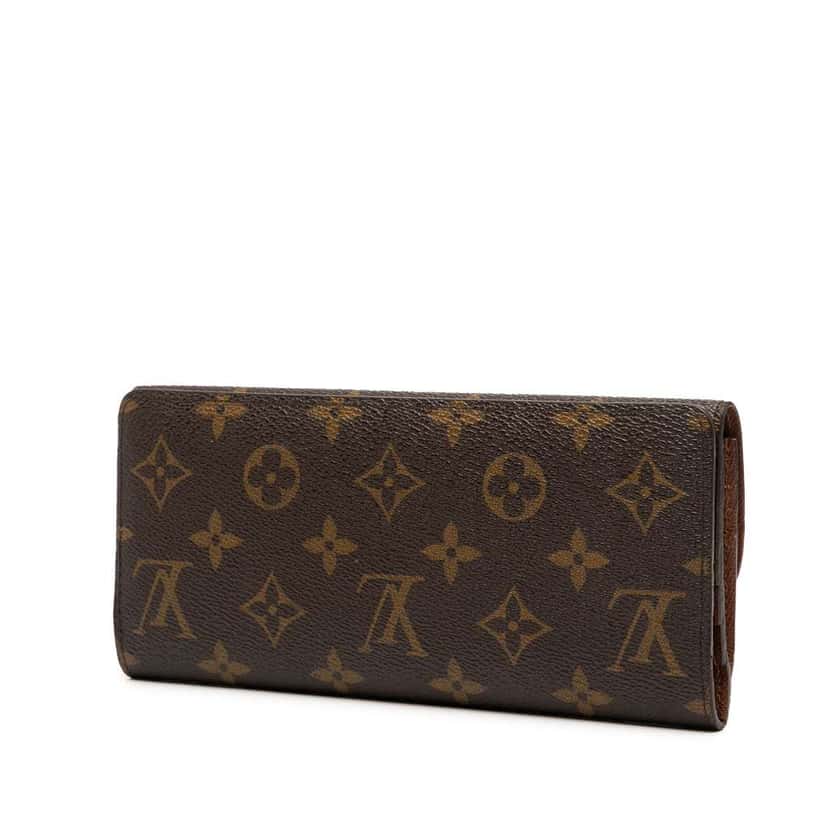 Louis Vuitton Monogram Louise Wallet Brown Good condition - Back View
