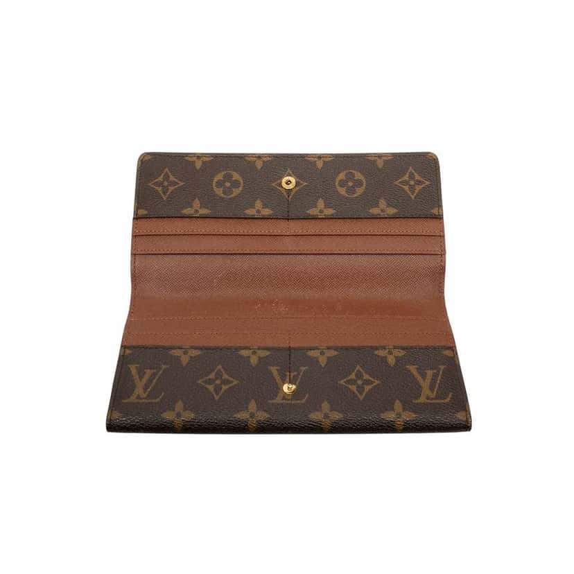 Louis Vuitton Monogram Louise Wallet Brown Good condition - Model View