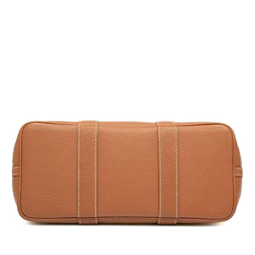 Hermès Toile and Negonda Garden Party 30 Yellow Canvas Good condition - Inside View