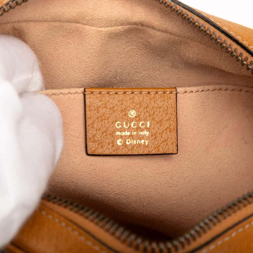 Gucci Disney Mini Micro GG Supreme Mickey Mouse Crossbody Brown Canvas Good condition - Box View