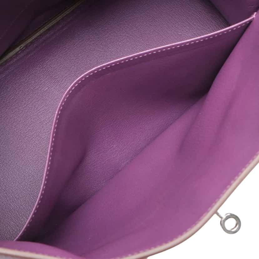 Hermès Togo Birkin Retourne 35 Purple Leather Good condition - Box View