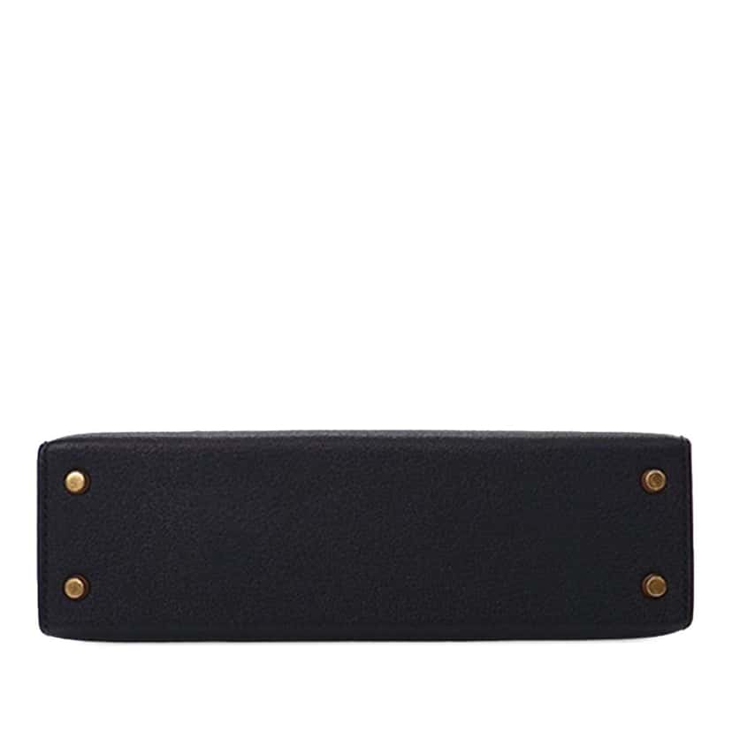 Hermès Mini Chevre Kelly II Sellier 20 Black Leather Good condition - Inside View