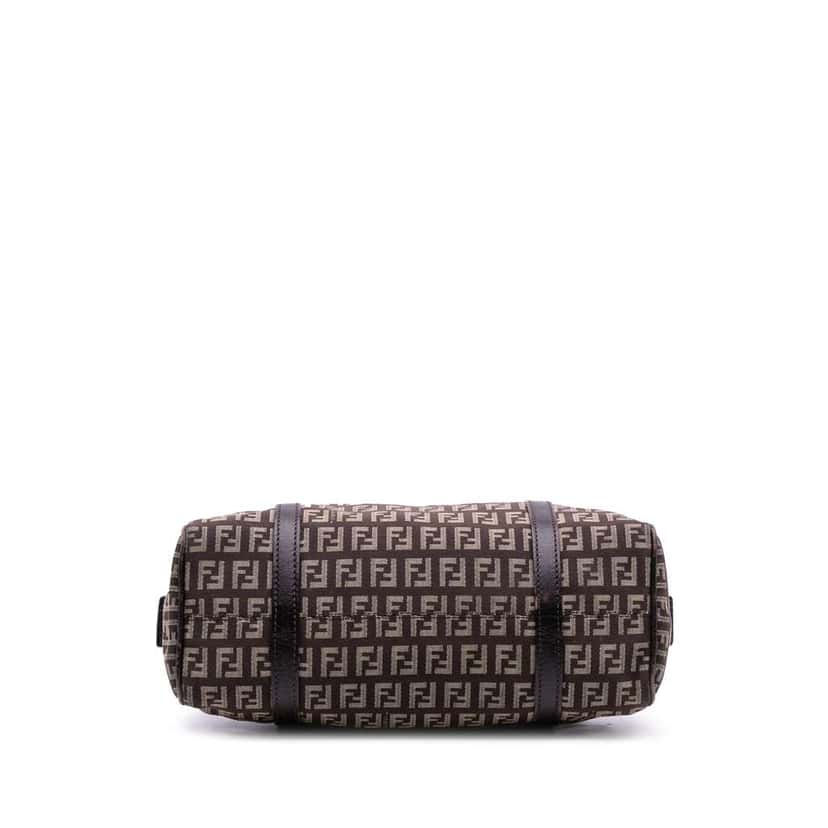 Fendi Zucchino Canvas Handbag Brown Canvas Good condition - Inside View