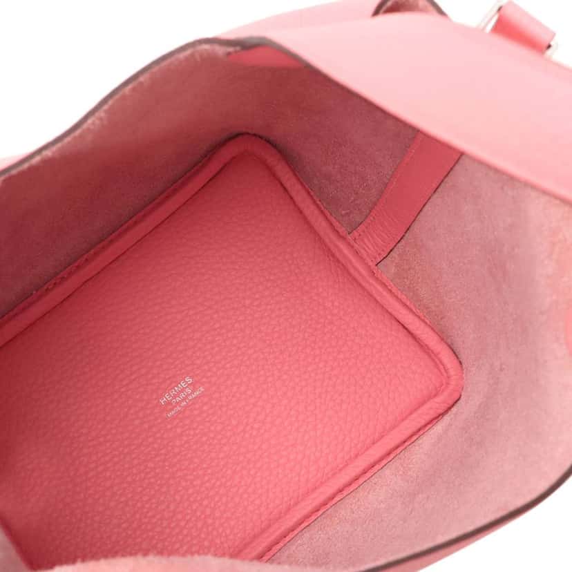 Hermès Clemence Picotin Lock 18 Pink Leather Very good condition - Inside View