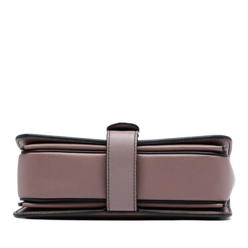 Bottega Veneta Small Nappa Intrecciato Runway Shoulder Bag Purple Leather Good condition - Inside View