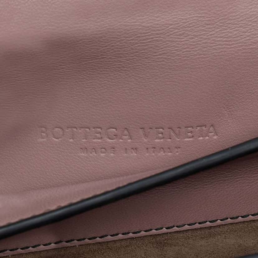 Bottega Veneta Small Nappa Intrecciato Runway Shoulder Bag Purple Leather Good condition - Box View