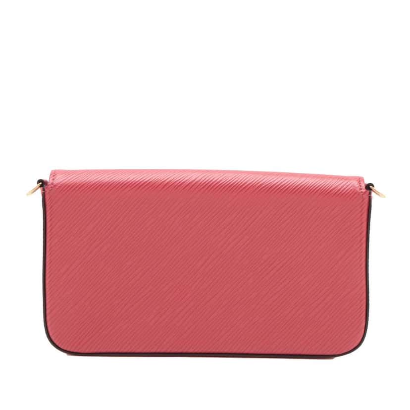 Louis Vuitton Epi Pochette Felicie Patchwork Pink Leather Good condition - Back View