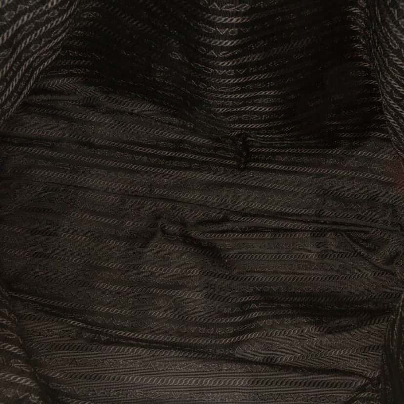 Prada Tessuto Pietre Jeweled Tote Black Good condition - Model View