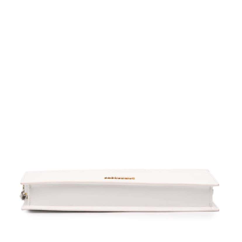 Jacquemus Calfskin Le Ciuciu Satchel White Leather Good condition - Inside View