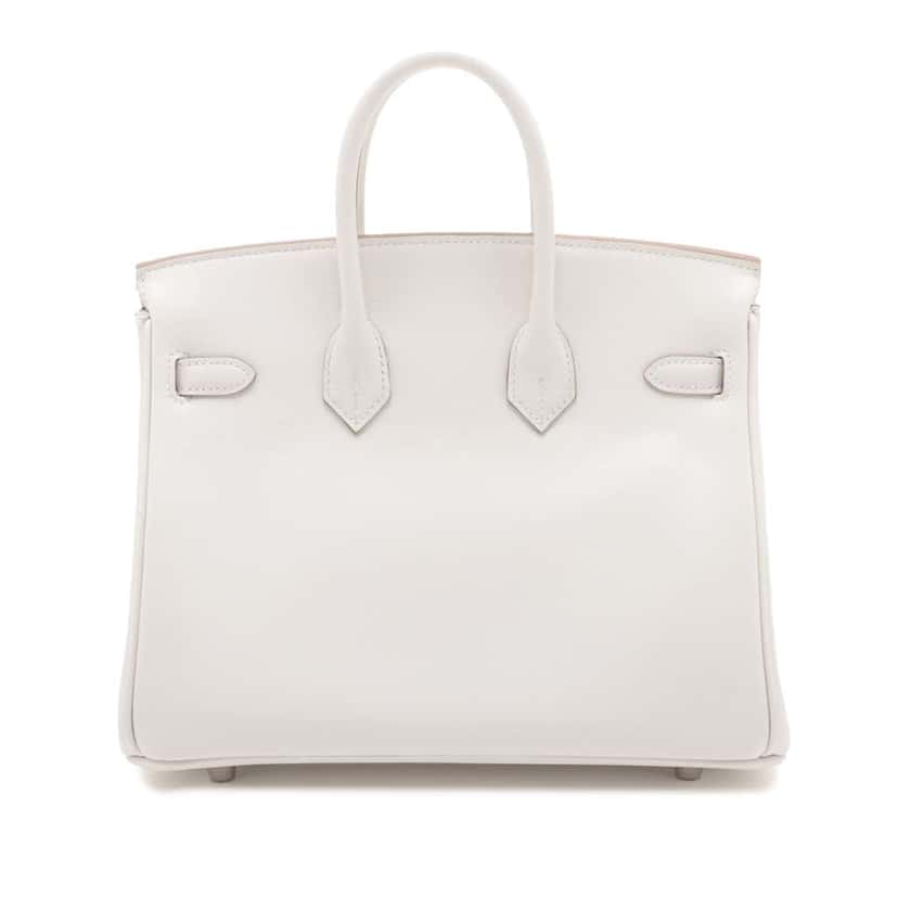 Hermès Swift Birkin Retourne 25 Grey Leather Very good condition - Back View