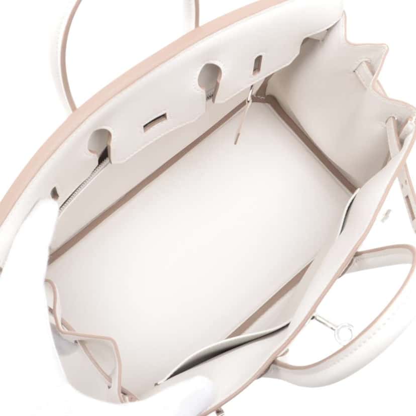 Hermès Swift Birkin Retourne 25 Grey Leather Very good condition - Inside View