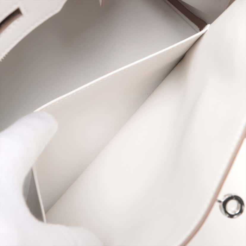 Hermès Swift Birkin Retourne 25 Grey Leather Very good condition - Model View