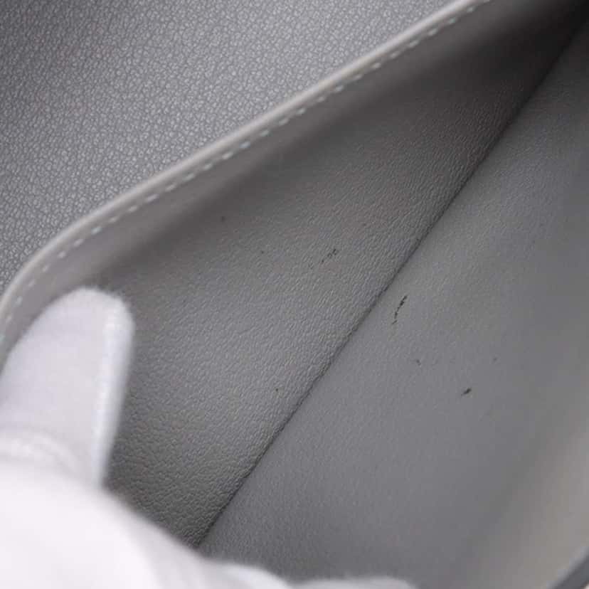 Hermès Clemence Birkin Verso Retourne 25 Blue Leather Good condition - Box View