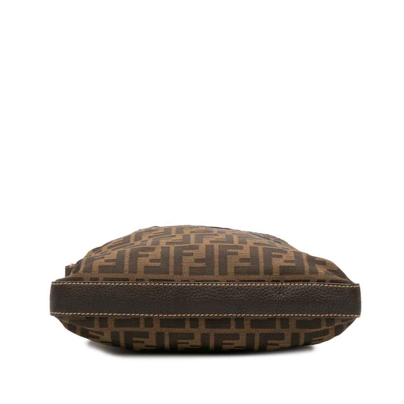 Fendi Zucca Canvas Selleria Crossbody Brown Canvas Good condition - Inside View