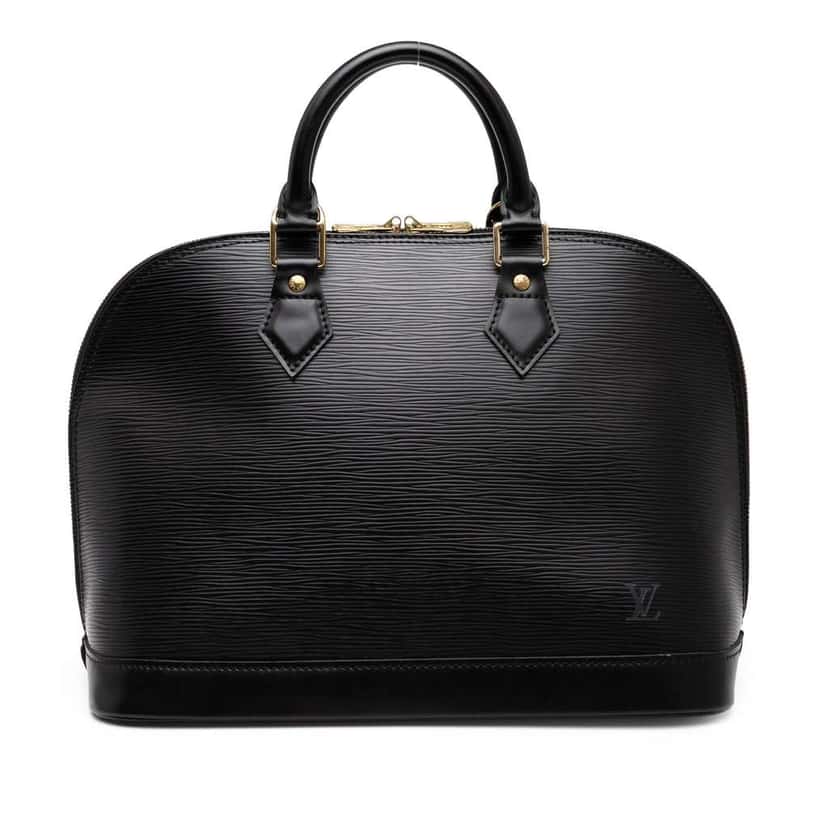 Louis Vuitton Epi Alma PM Black Leather Very good condition - Front View