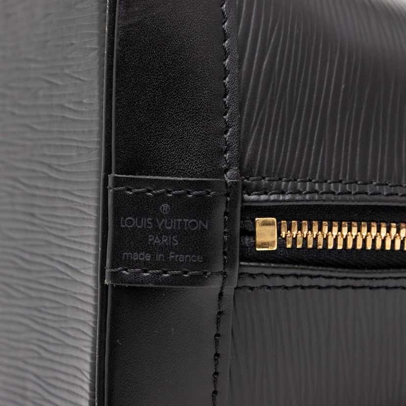 Louis Vuitton Epi Alma PM Black Leather Very good condition - Box View