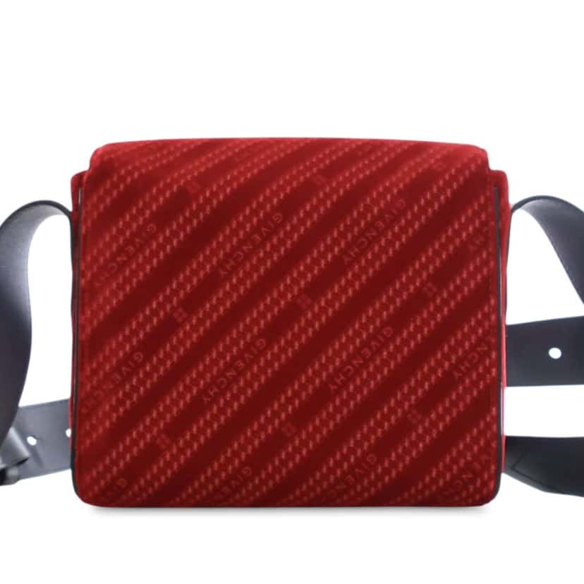 Givenchy Mini Velvet Diagonal Eden Flap Red Velvet Good condition - Inside View