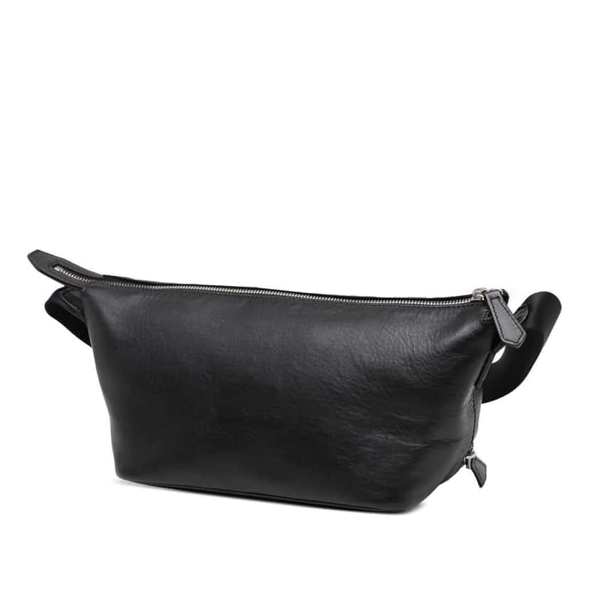 Fendi Sarah Coleman Leather Fisheye Belt Bag Black Leather Very good condition - Back View
