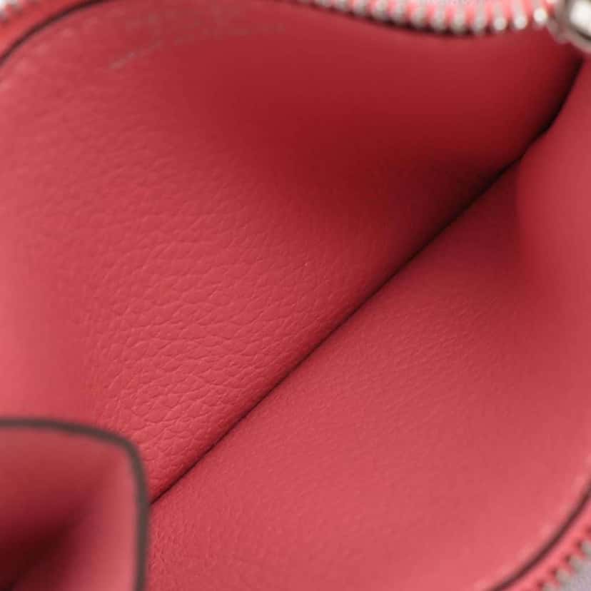 Hermès Evercolor Roulis Slim Wallet Pink Leather Good condition - Model View