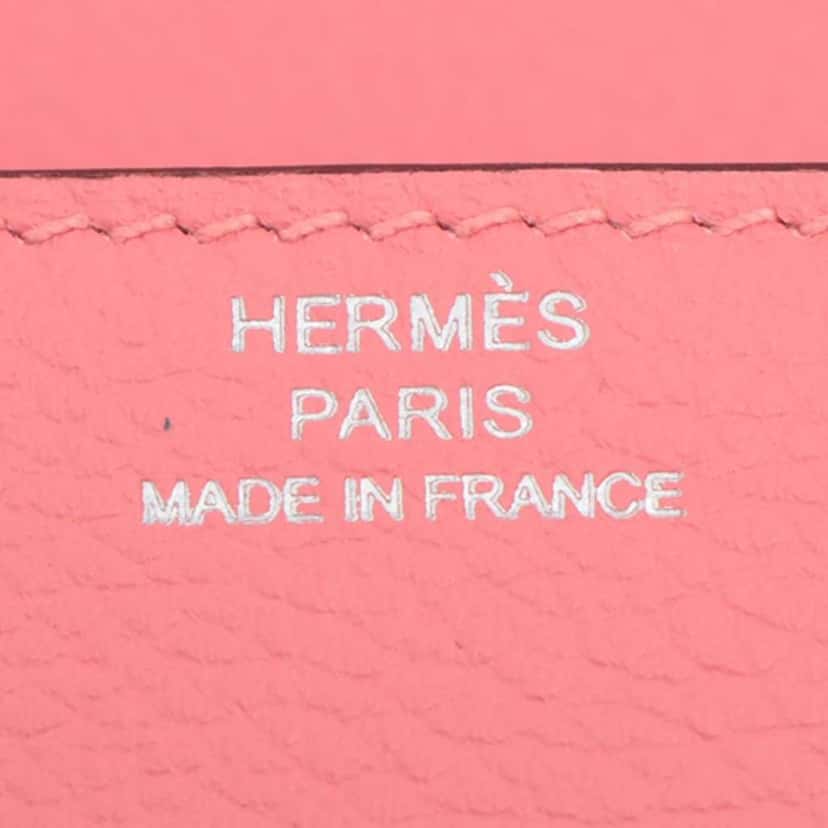 Hermès Evercolor Roulis Slim Wallet Pink Leather Good condition - Box View