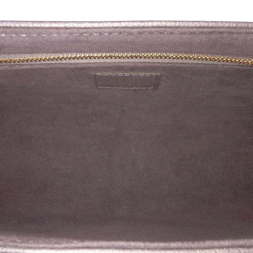 Louis Vuitton Monogram Empreinte Studded Saint Germain PM Grey Leather Good condition - Model View