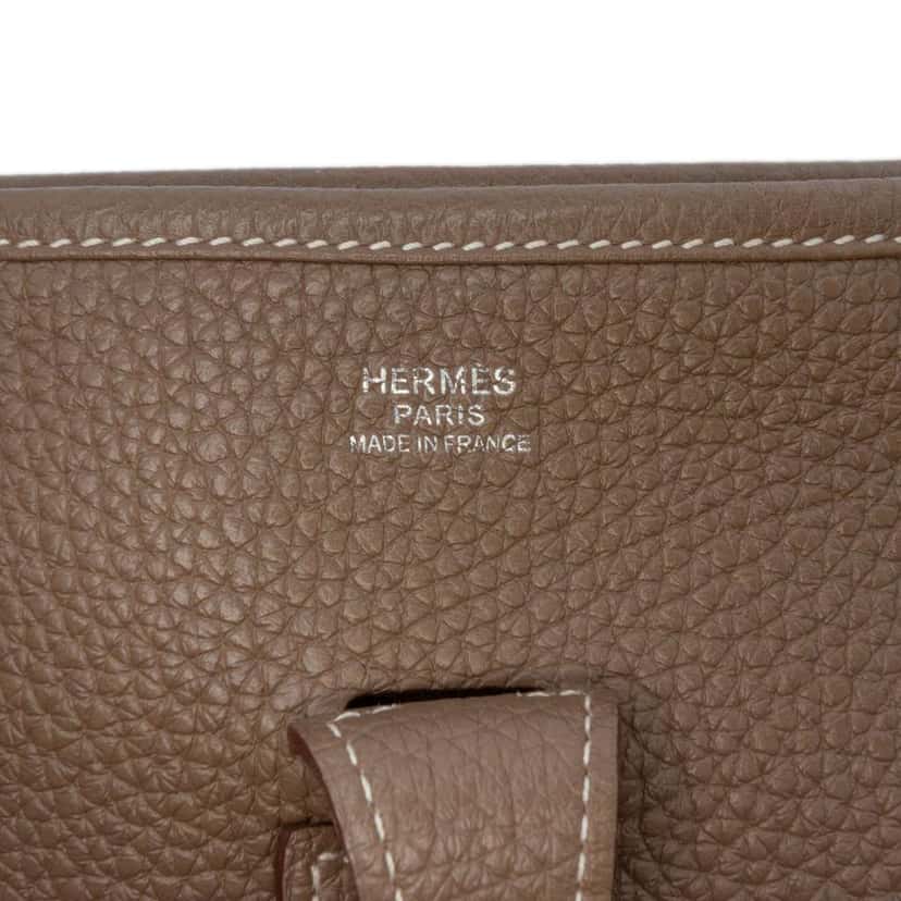 Hermès Clemence Evelyne III 29 Brown Leather Good condition - Box View