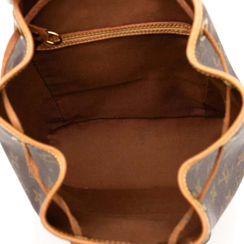 Louis Vuitton Monogram Montsouris PM Brown Very good condition - Model View