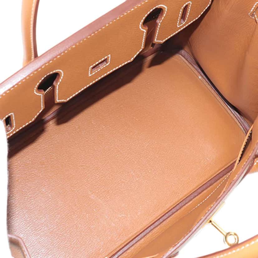 Hermès Epsom Birkin Retourne 30 Brown Leather Good condition - Box View