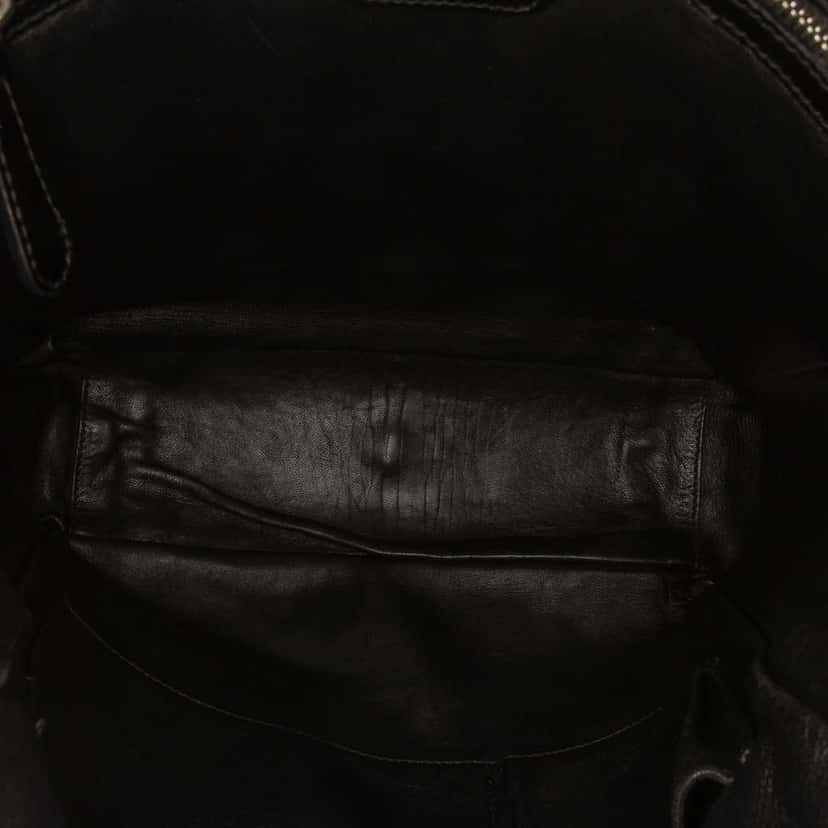 Dior Medium Patent Cannage Vertical Soft Shopping Tote Black Leather Good condition - Model View