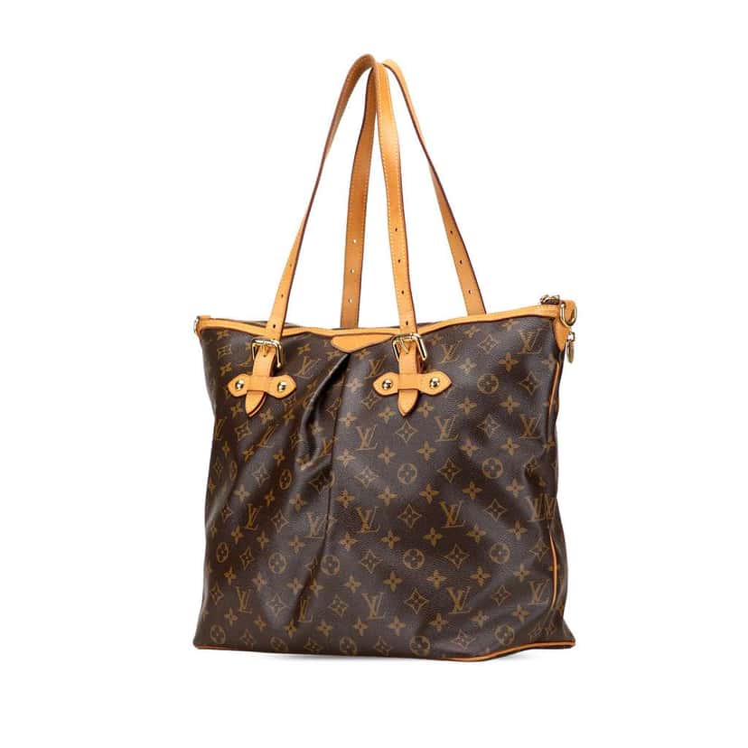 Louis Vuitton Monogram Palermo GM Brown Canvas Good condition - Back View