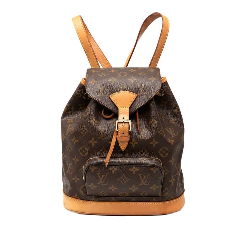 Louis Vuitton Monogram Montsouris PM Brown Good condition - Front View